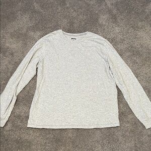 SKIMS Light Gray Long Sleeve Tee